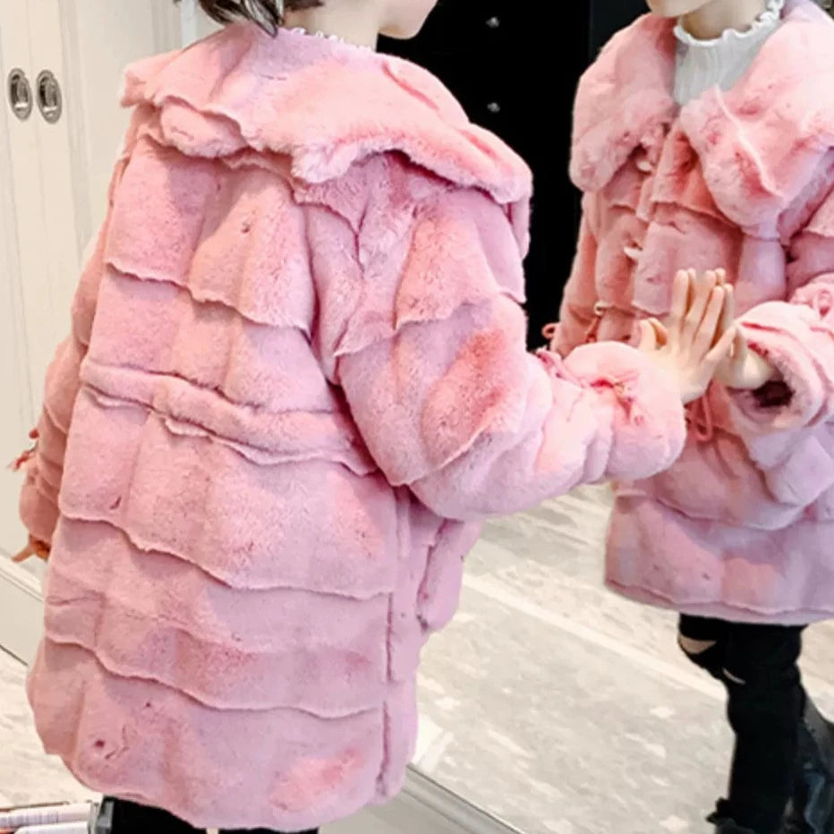 リボン袖エコファーコート02578 – Foonique 