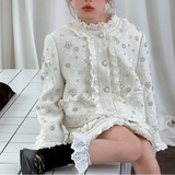 【新作早割1/27まで】フルールツイードフリルジャケット＋スカート02797