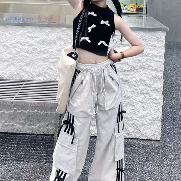 【boohoo】リビアベンガリン半袖シャツ&カーゴパンツセット アソートバルーンカーゴパンツ（カーゴパンツ）｜kutir