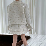 【新作早割1/27まで】フルールツイードフリルジャケット＋スカート02797