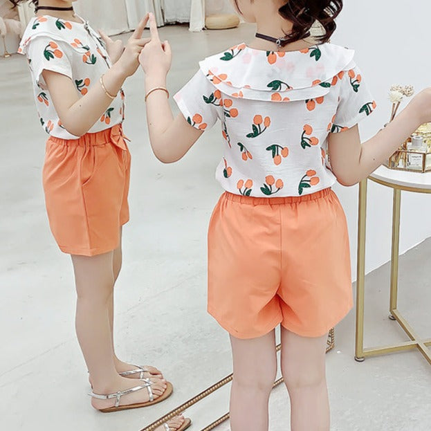 ダブルカラーチェリー柄セットアップ01944 – Foonique 