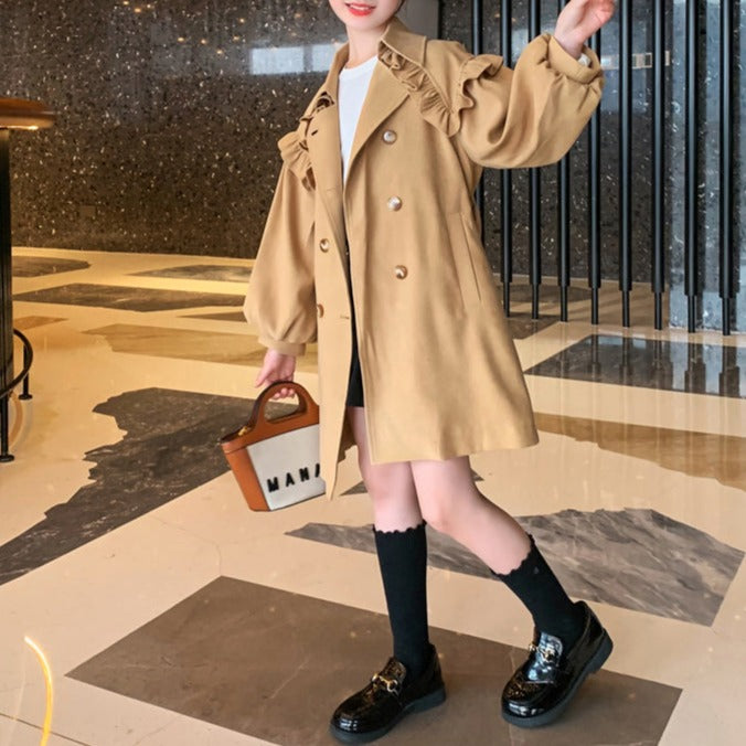figlondon トレンチコート ダブルショルダートレンチコート01984 – Foonique