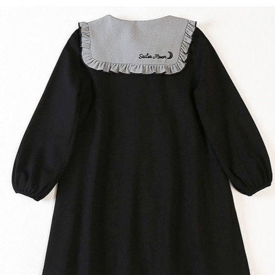 セーラーカラーリボン飾りワンピース02012 – Foonique 