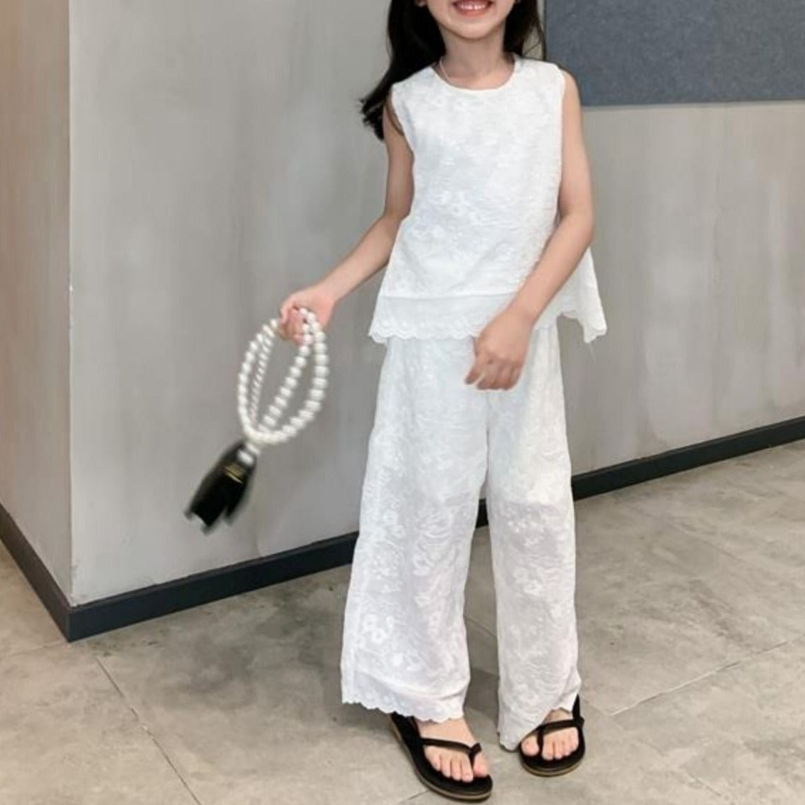 パンツドレス バイカラー パーティー ノースリーブ 半袖 nk6767 DRESS+ パンツドレス 「パンツドレス」レース7分袖トップス